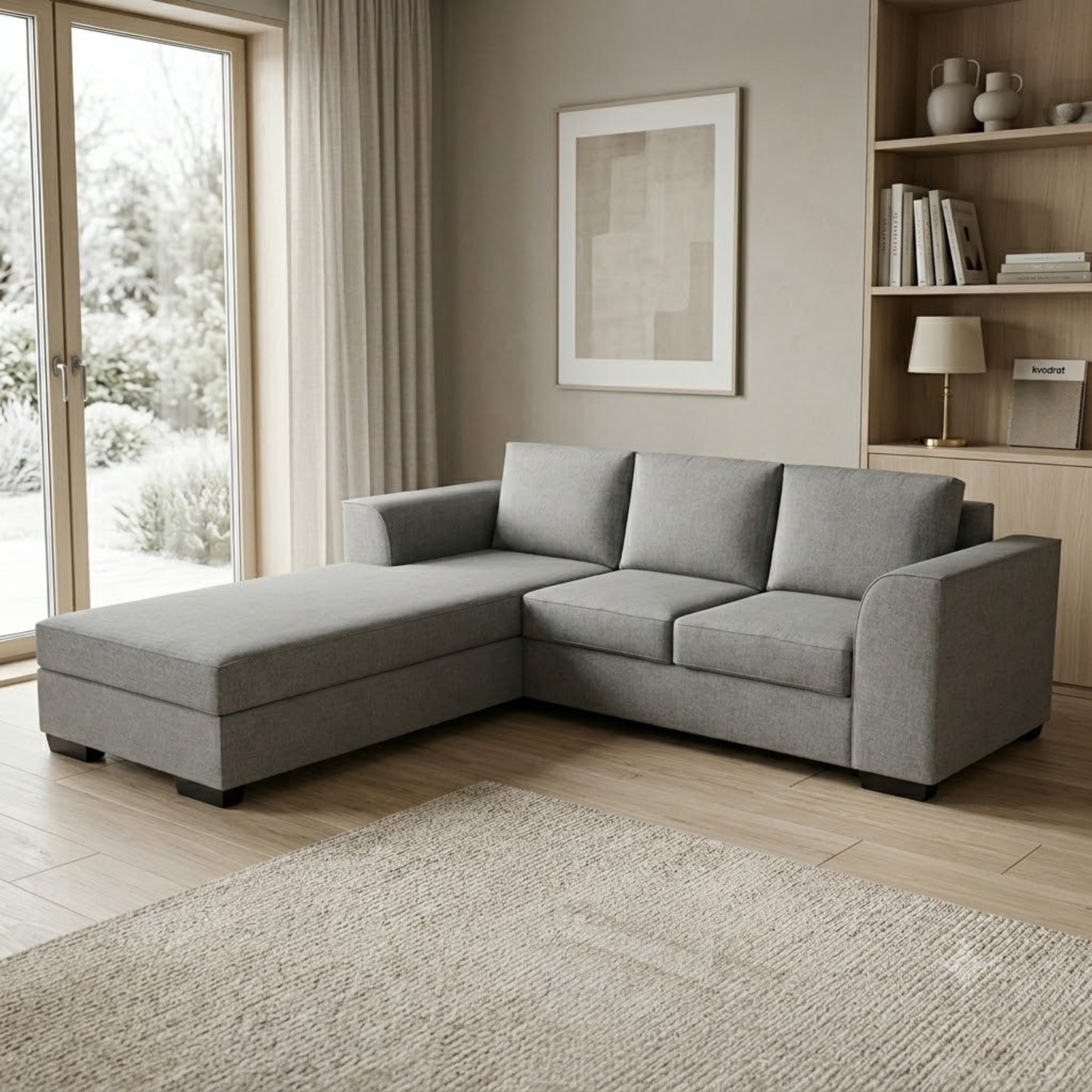 NZ Made Harbor 3 Seater with Chaise Corner Sofa