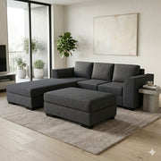 NZ Made Harbor 3 Seater with Chaise Corner Sofa - Image 4 | Furniture World NZ