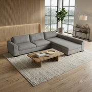 NZ Made Harbor Long-Arm with Chaise Corner Sofa