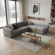 NZ Made Harbor Long-Arm with Chaise Corner Sofa