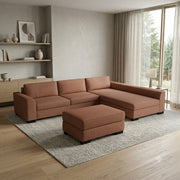 NZ Made Harbor Long-Arm with Chaise Corner Sofa