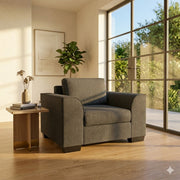 Harbor NZ Made Sofa Chair - Side View | Furniture World NZ