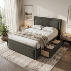 NZ Made Imperial Bed Frame With Drawers