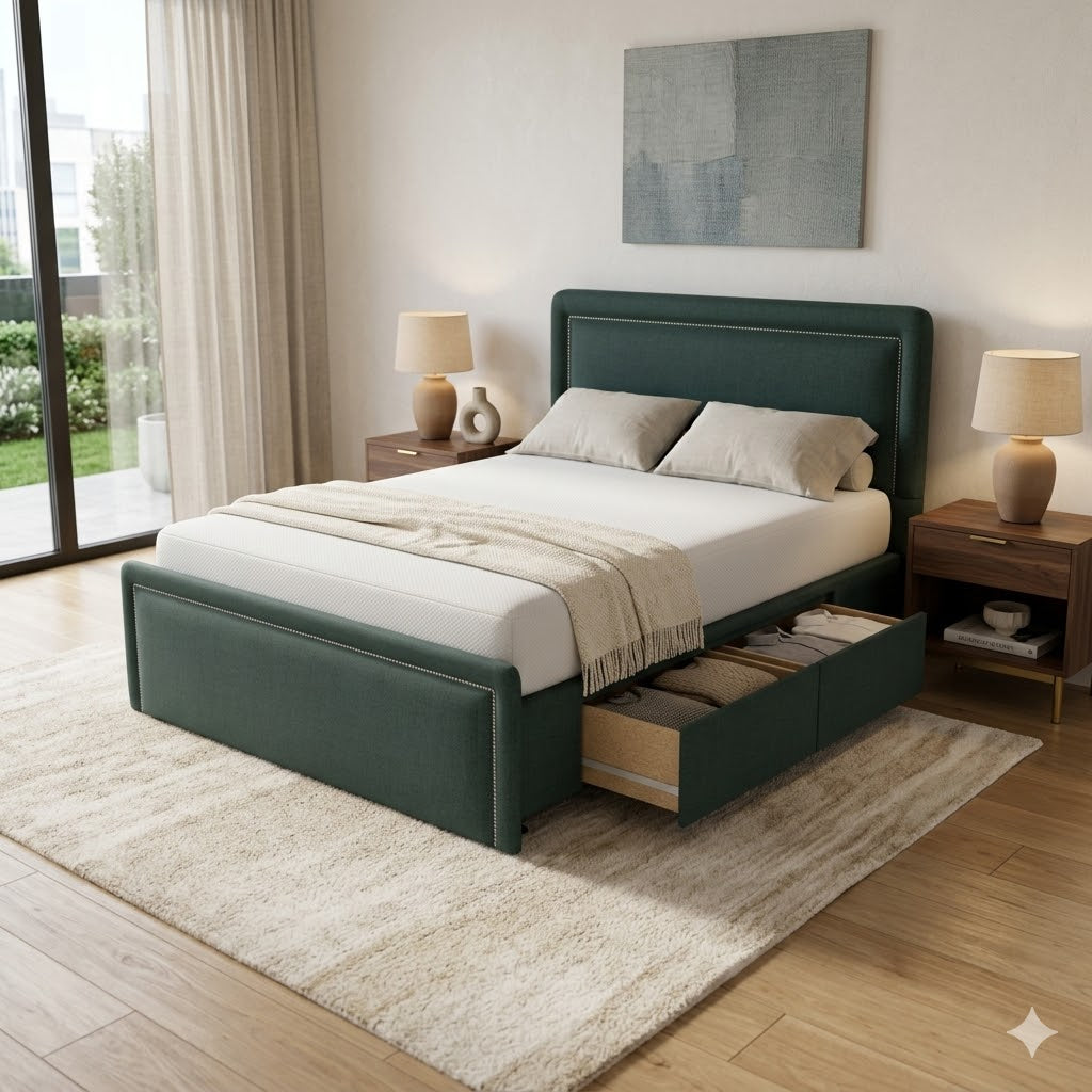 NZ Made Imperial Bed Frame With Drawers - Image 10 | Furniture World NZ