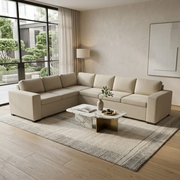 NZ Made Jumbo 6 Seater Corner Sofa