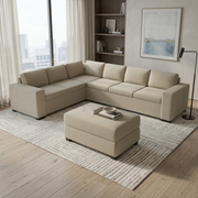 NZ Made Jumbo 6 Seater Corner Sofa