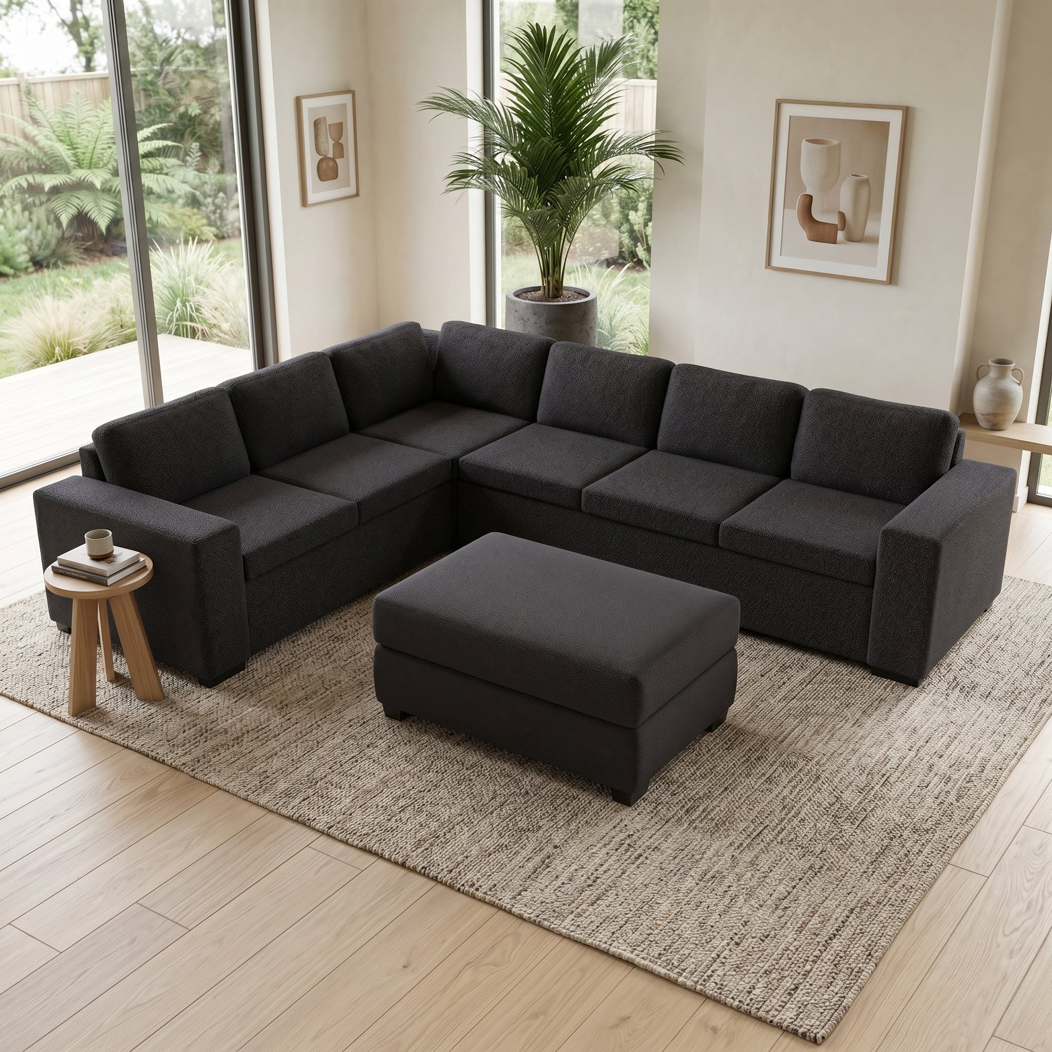 NZ Made Jumbo 6 Seater Corner Sofa | Furniture World NZ