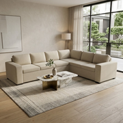 NZ Made Jumbo 6 Seater Corner Sofa