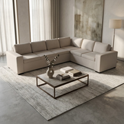 NZ Made Jumbo 6 Seater Corner Sofa