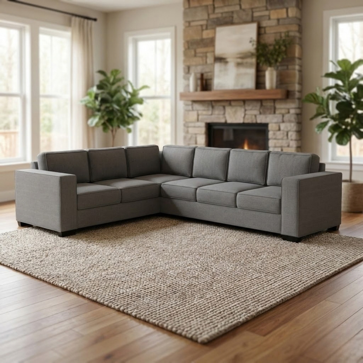 Kiwi Comfort NZ Made 6-Seater Corner Sofa