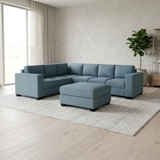 Kiwi Comfort NZ Made 6-Seater Corner Sofa