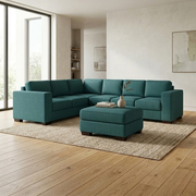 Kiwi Comfort NZ Made 6-Seater Corner Sofa
