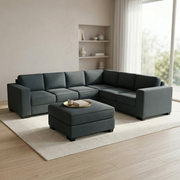 Kiwi Comfort NZ Made 6-Seater Corner Sofa