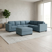 Kiwi Comfort NZ Made 6-Seater Corner Sofa