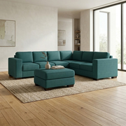 Kiwi Comfort NZ Made 6-Seater Corner Sofa