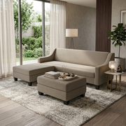 NZ Made Milano Accent 4 Seater With Chaise Sofa