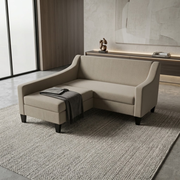 NZ Made Milano Accent Long-Arm With Chaise Sofa