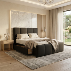 NZ Made Napbox Bed Frame With Drawers
