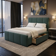 NZ Made Napbox Bed Frame With Drawers