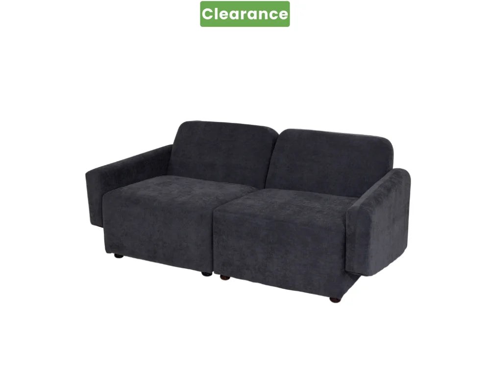 NZ Made Nexus 2 Seater Sofa /Floor Model Burwood Pewter