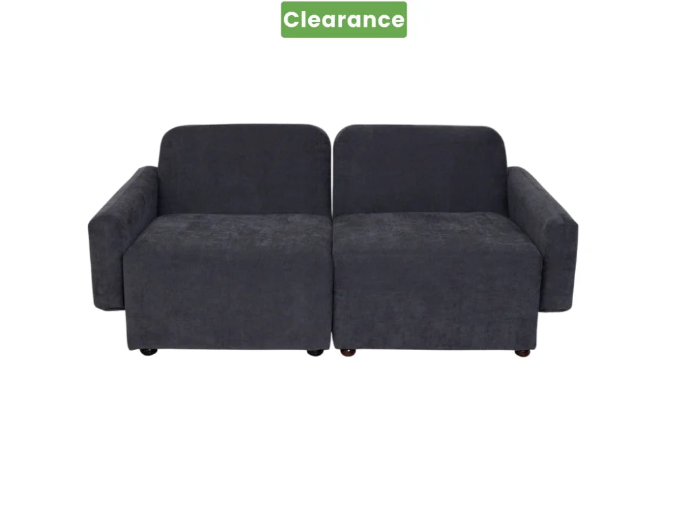 NZ Made Nexus 2 Seater Sofa /Floor Model Burwood Pewter