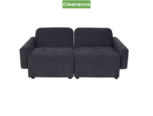 NZ Made Nexus 2 Seater Sofa /Floor Model Burwood Pewter