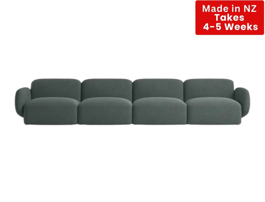 Nz Made Nexus 4 Seater Sofa Burwood Pewter