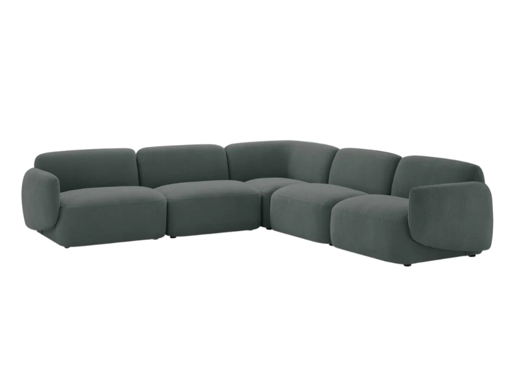 Nz Made Nexus Corner Sofa Burwood Pewter