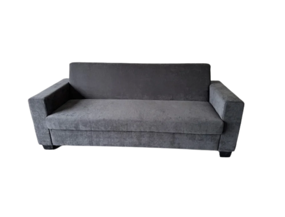 Nz Made Nido 3 Seater Sofa -Burwood Pewter/Burwood Mist