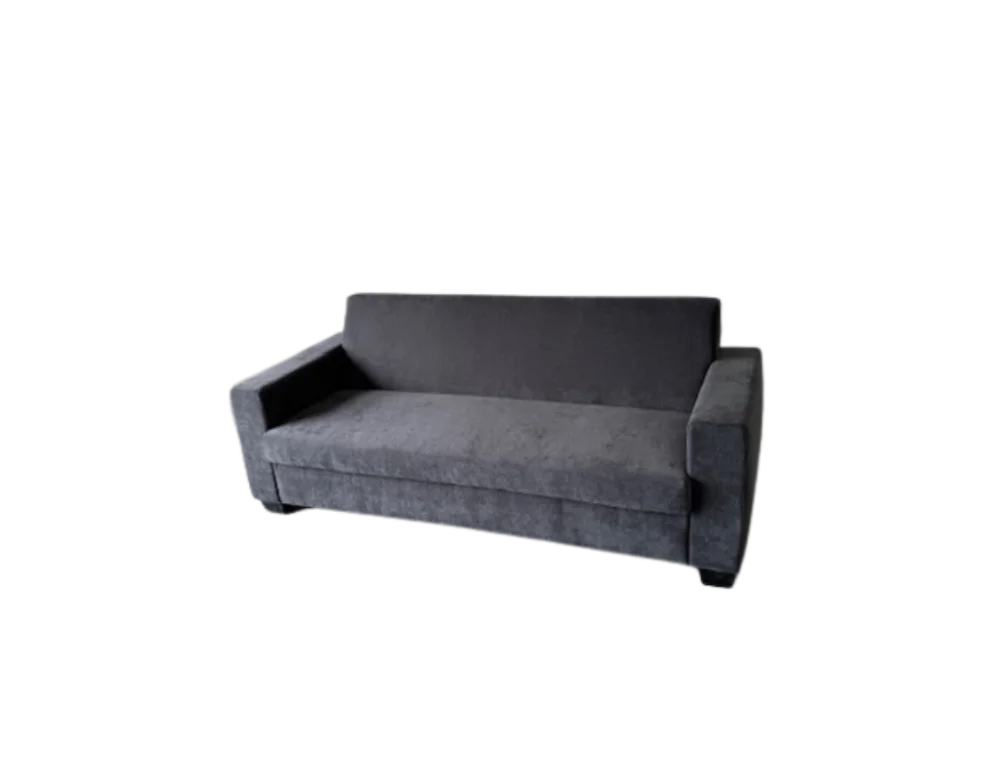 Nz Made Nido 3 Seater Sofa -Burwood Pewter/Burwood Mist