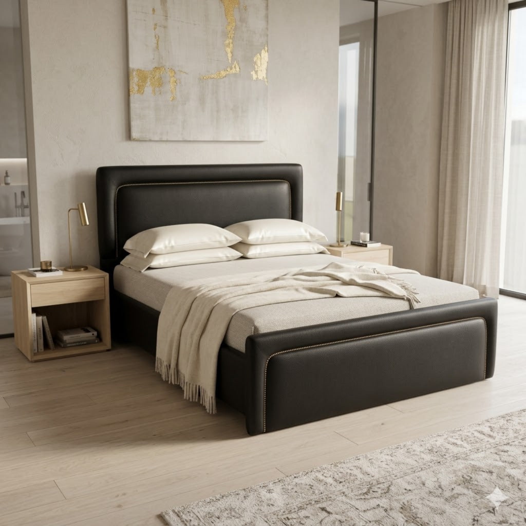 NZ Made Noir Bed Frame