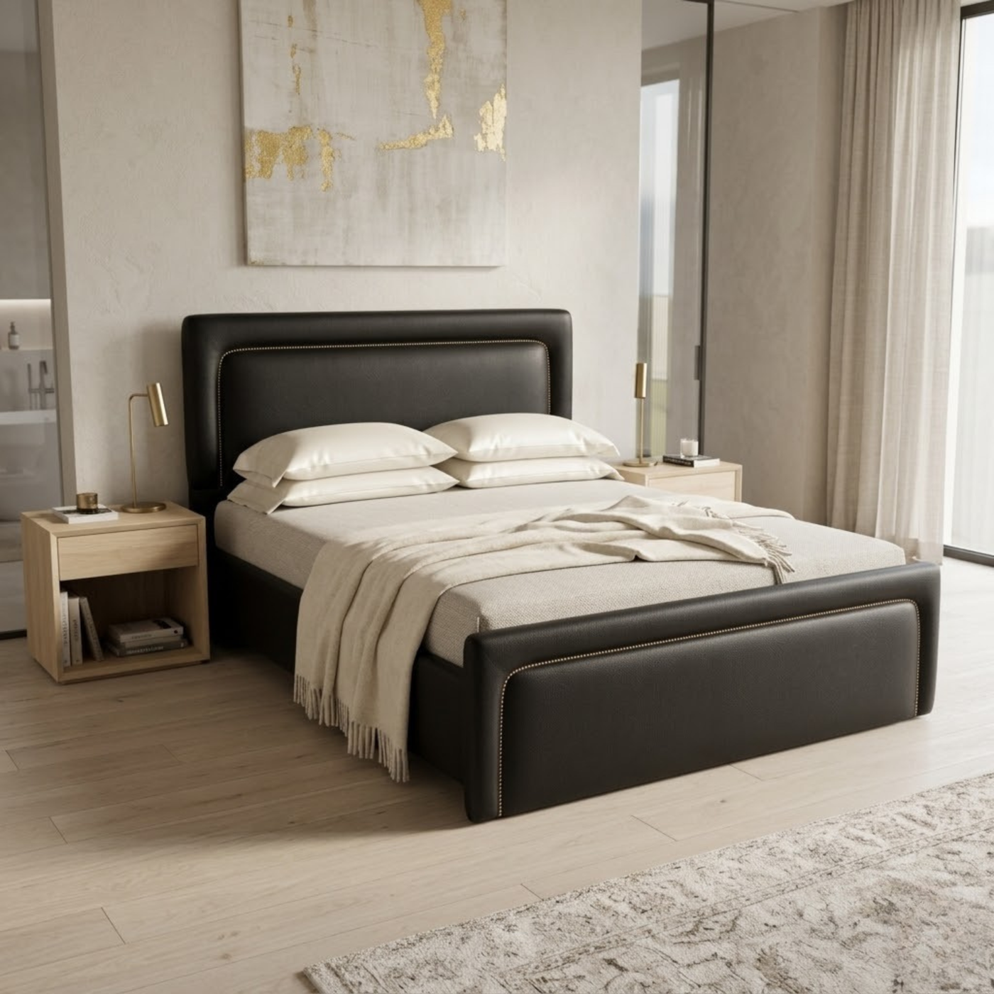 NZ Made Noir Bed Frame