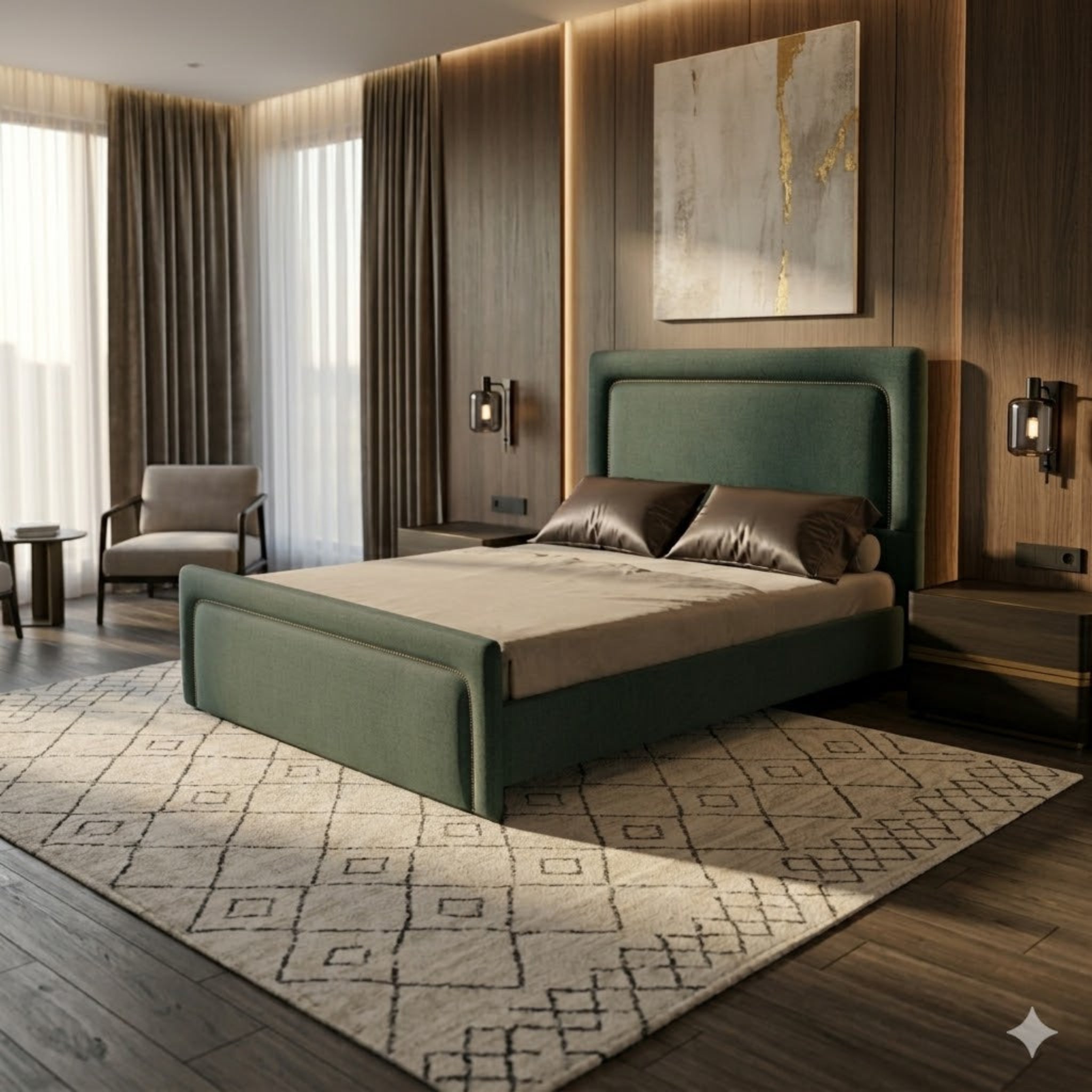 NZ Made Noir Bed Frame
