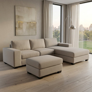 NZ Made Prisma 3 Seater Corner Sofa With Reversible Chaise