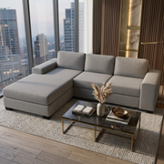 NZ Made Prisma 3 Seater Corner Sofa With Reversible Chaise