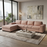 NZ Made Prisma 4 Seater Corner Sofa With Reversible Chaise