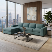 NZ Made Prisma 4 Seater Corner Sofa With Reversible Chaise