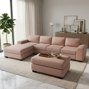 NZ Made Prisma 4 Seater Corner Sofa With Reversible Chaise