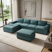 NZ Made Prisma 4 Seater Corner Sofa With Reversible Chaise