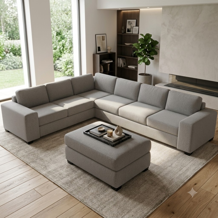 NZ Made Prisma 6 Seater Corner Sofa