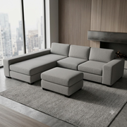 NZ Made Prisma Long-Arm With Chaise Corner Sofa