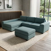 NZ Made Prisma Long-Arm With Chaise Corner Sofa