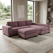 NZ Made Prisma Long-Arm With Chaise Corner Sofa