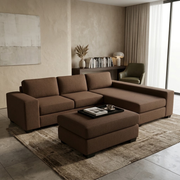 NZ Made Prisma Long-Arm With Chaise Corner Sofa