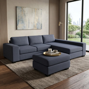 NZ Made Prisma Long-Arm With Chaise Corner Sofa