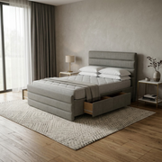 NZ Made Regal Bed Frame With Drawers