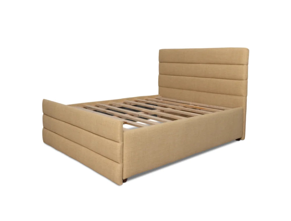 NZ Made Regel Bed Frame + SleepTime Pocket Pillowtop Mattress