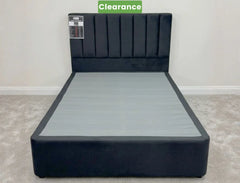 NZ Made Royal Bed Base Queen Raven Floor Model