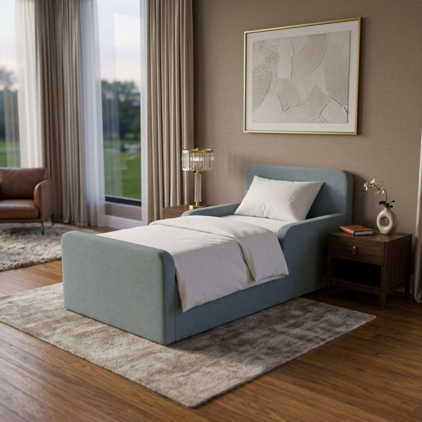 NZ Made SafeNest Baby Bed + Puresleep Mattress