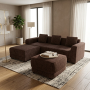 NZ Made Sigma 3 Seater Corner Sofa With Reversible Chaise